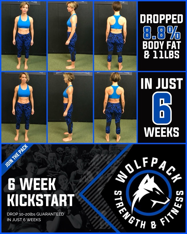 Wolfpack Strength & Fitness member transformation 2